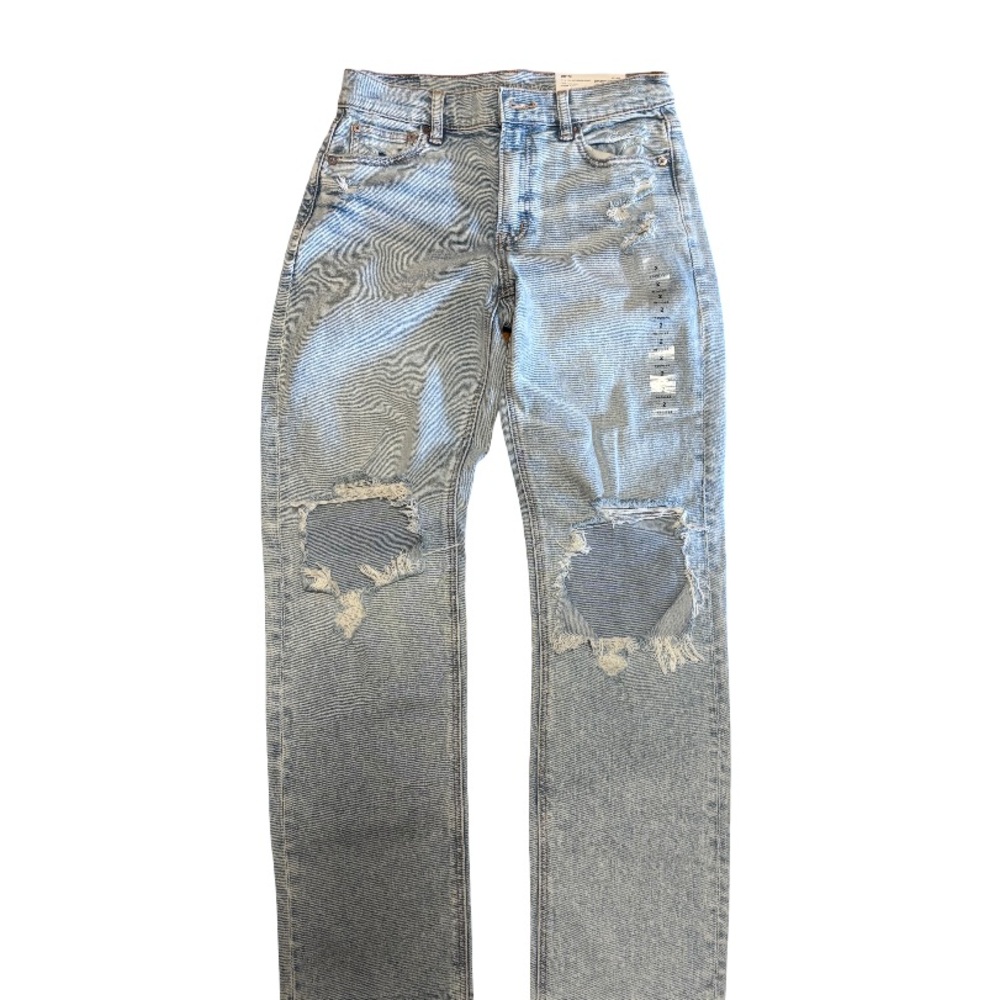 American Eagle Outfitters Super High Rise Ankle Straight Jeans